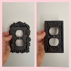 Cast Iron Vintage Outlet Covers 2
Pack